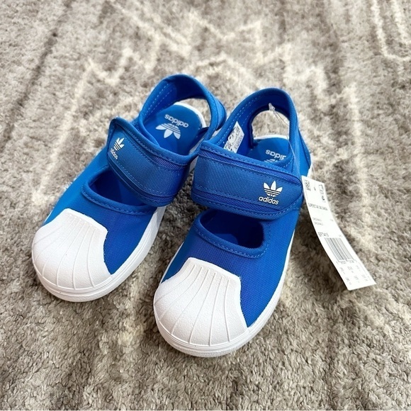 NWT Adidas Originals Superstar 360 Easy On Sandals Blue - Picture 1 of 2